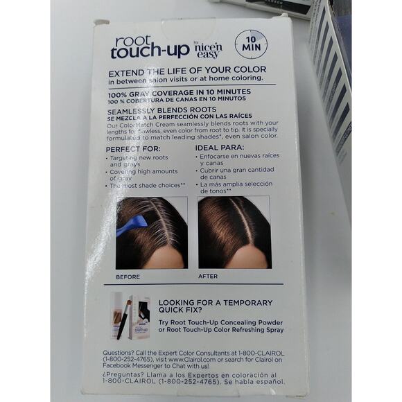 (3) Pack Clairol Nice N Easy Root Touch-Up Kit Hair Color 4 Dark Brown Shades - Picture 5 of 5